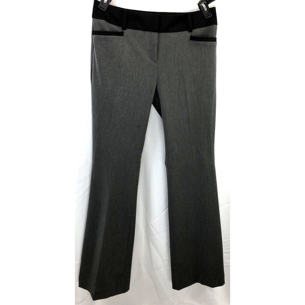 NWT 7thAve NY&co dress slacks Pants 6 gray boot cut 32"W midrise career business